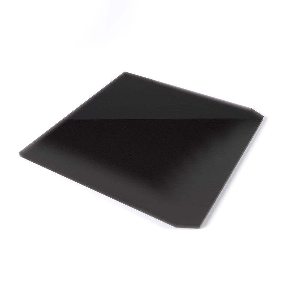 Лист стеклянный напольный Черный (Black) (1100х1100х8мм) СП-2